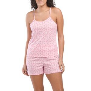Better together Pink Bow Patterned Pajama Set
